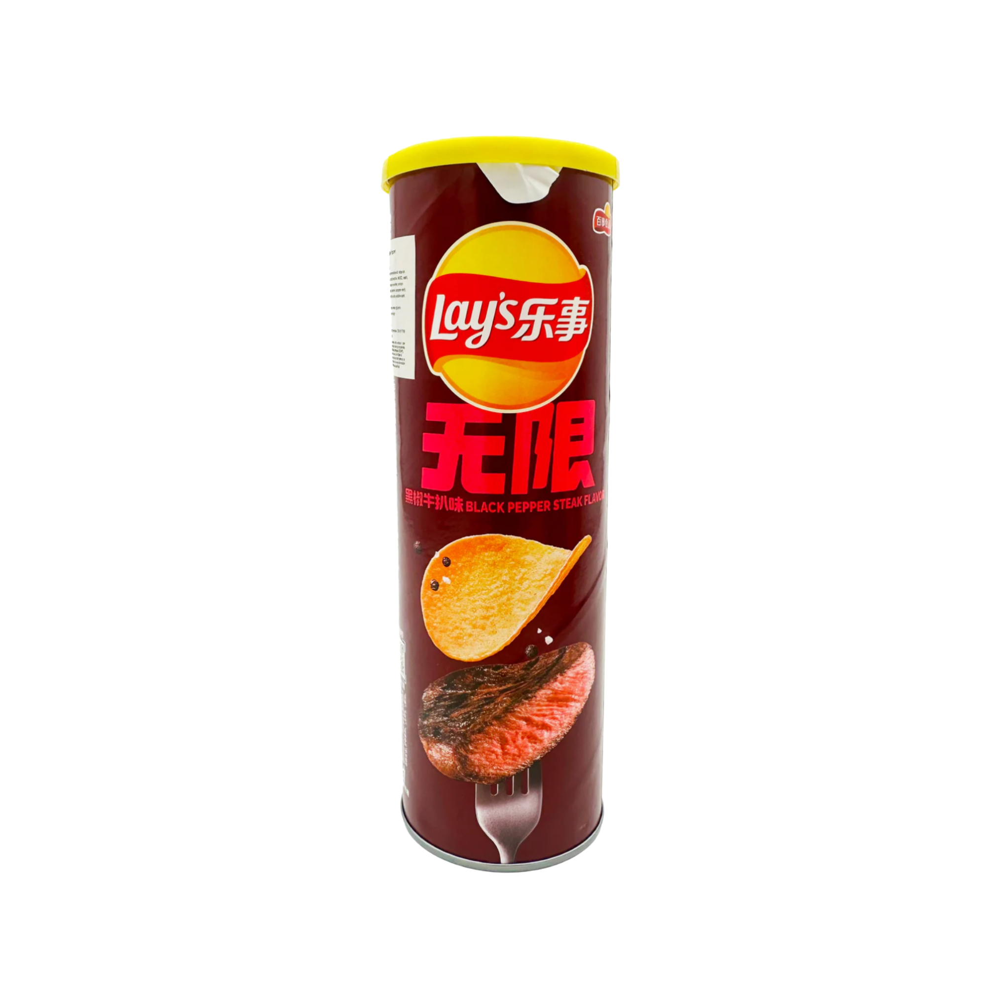 Lay's Stax Black Pepper Rib Eye Steak Flavor
