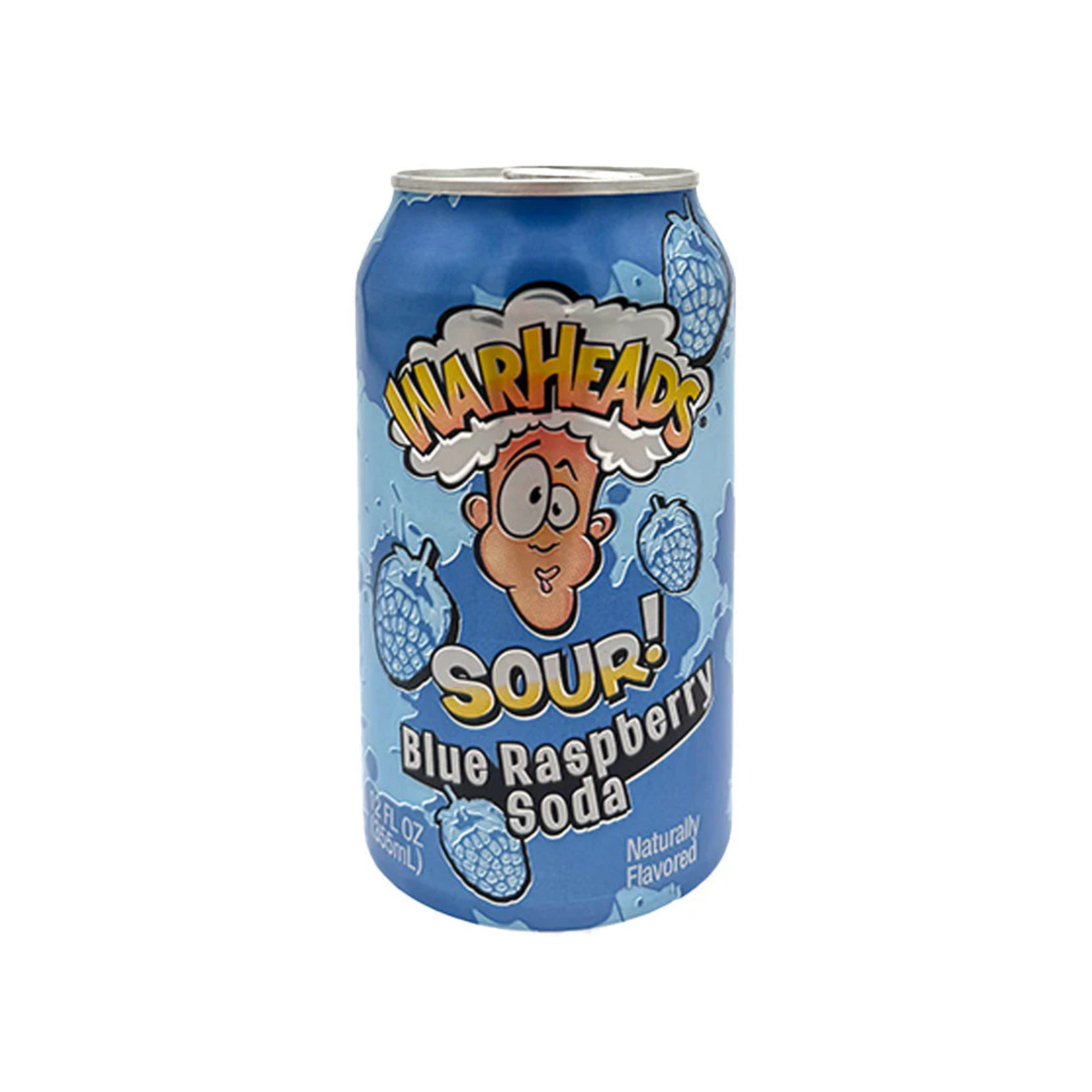 Warheads Sour Blue Raspberry Soda
