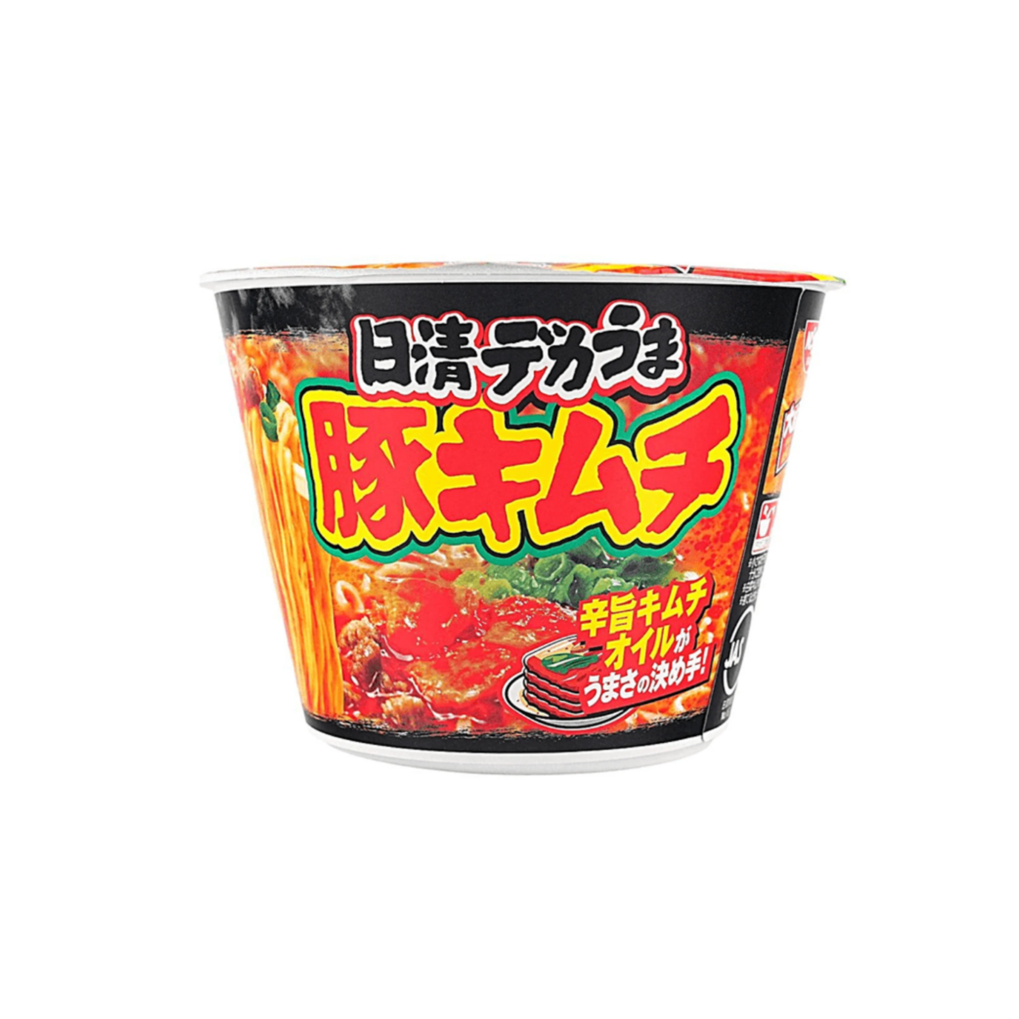 Nissin Dekauma Buta Kimchi Ramen exotic imported ramen from Japan — rare international noodles at Epup Exotics
