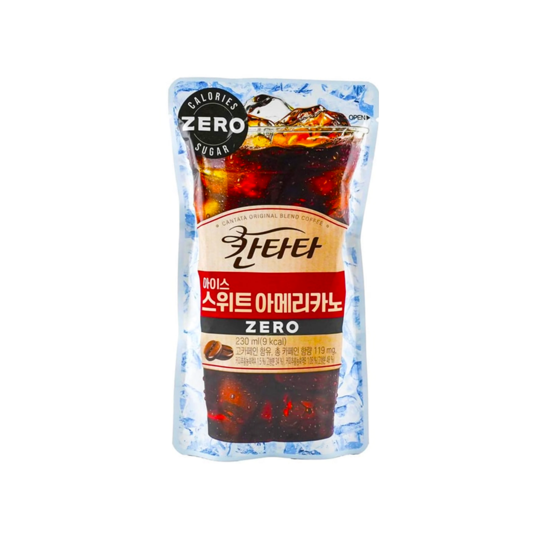 LOTTE Cantata Iced Sweet Americano coffee exotic imported drink from Korea — buy online at Epup Exotics