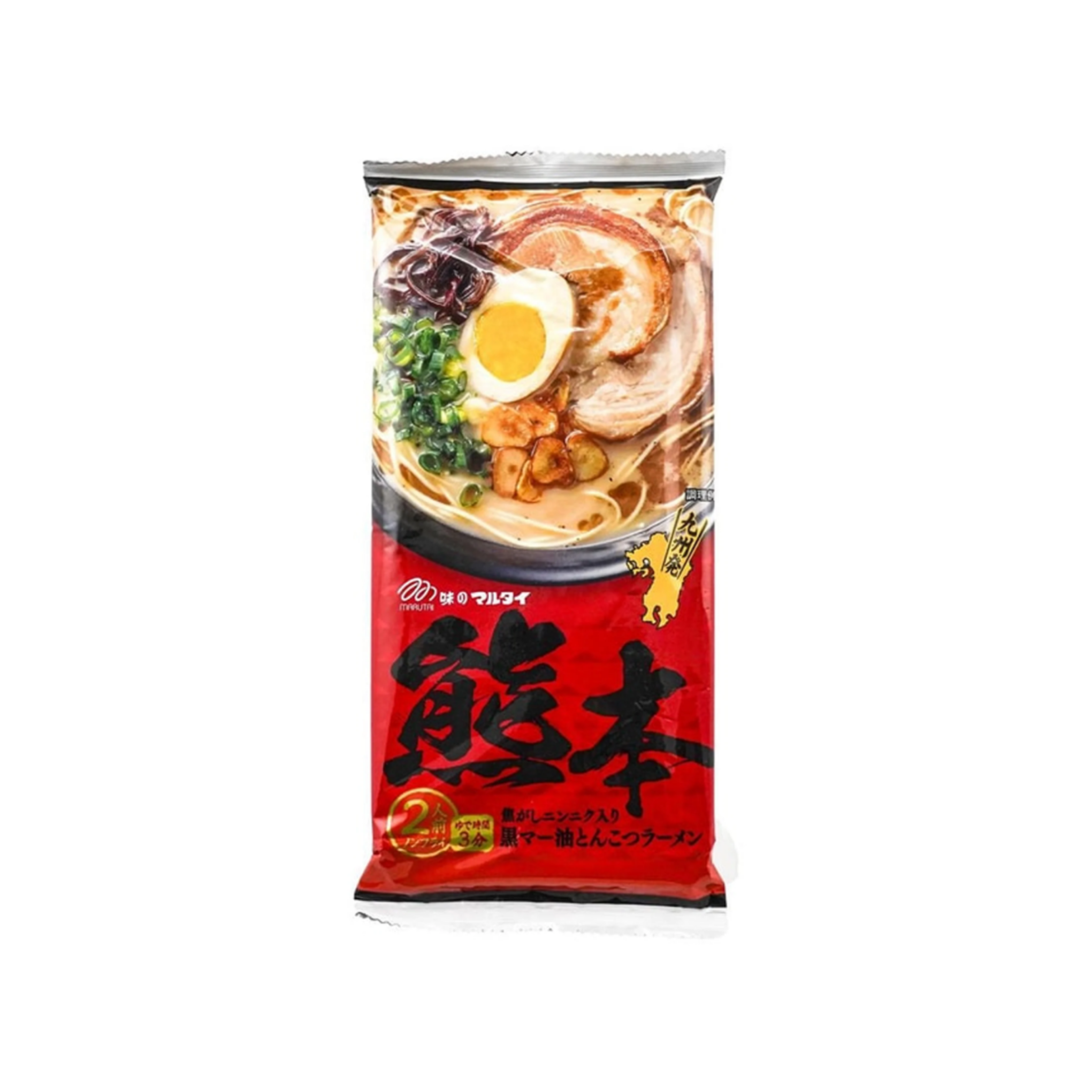 MARUTAI Kumamoto Black Garlic Oil Tonkotsu Ramen exotic imported ramen from Japan — rare international noodles at Epup Exotic