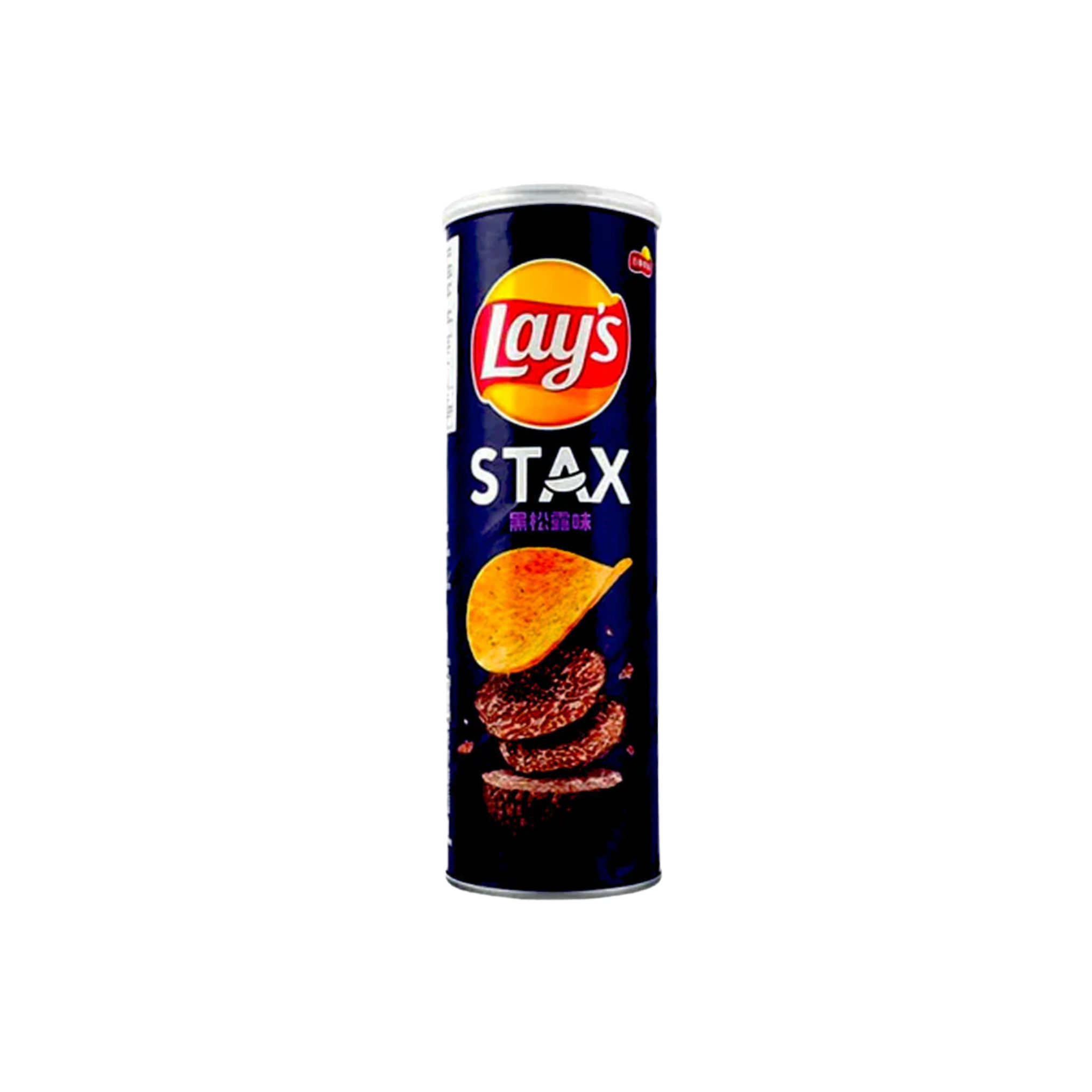 Lays Stax Black Truffle Flavor