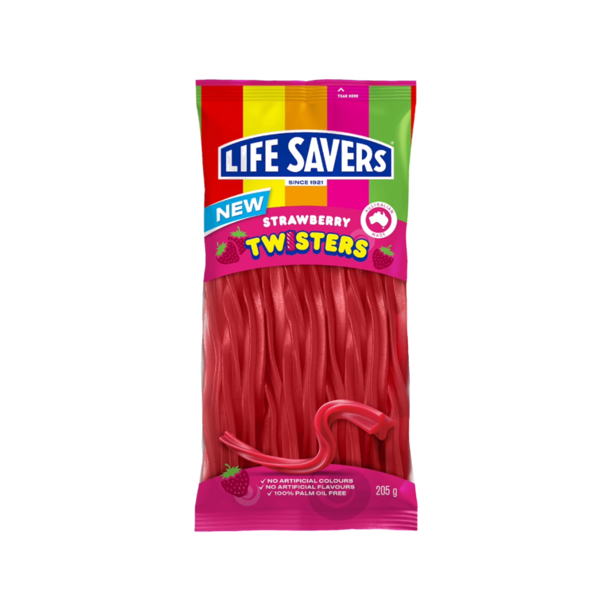 Life Savers Strawberry Twisters strawberry exotic imported candy from Australia — rare international sweets at Epup Exotics