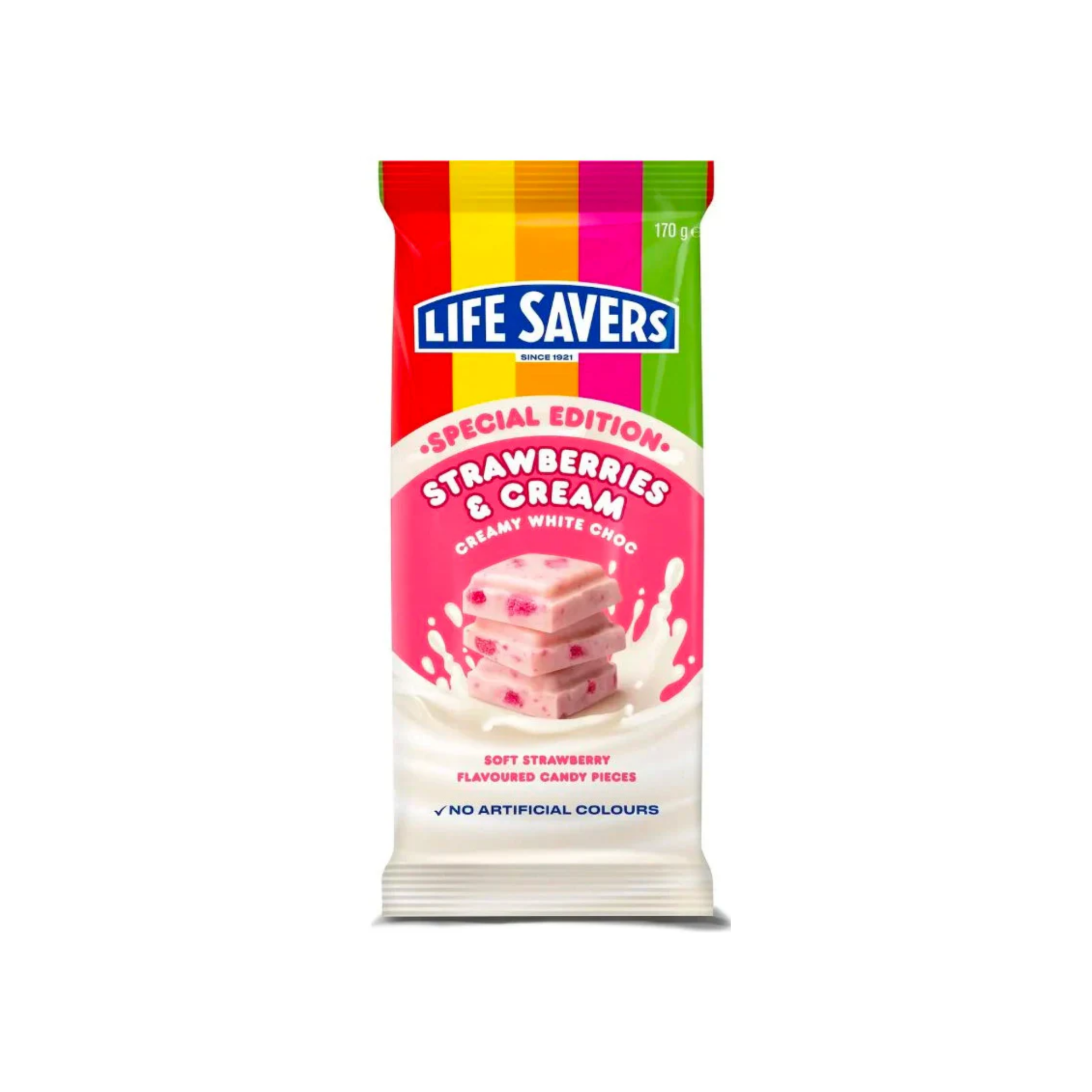 Life Savers Strawberries & Cream White Chocolate Bar